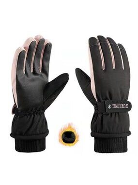 Womens Waterproof Ski Gloves Touchscreen Winter Snow Warm Insulated Gloves